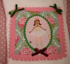 Camiseta bailarina rosa