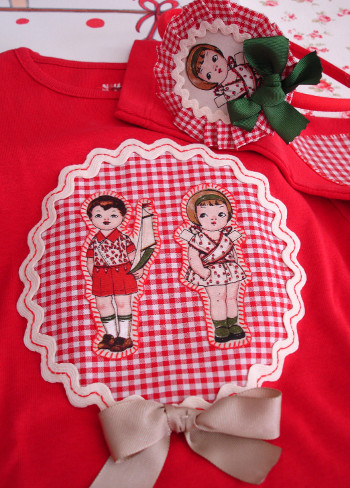 Camiseta rosa parejita