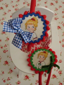 Diademas muñequita rubia