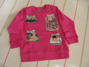 Sudadera recortables