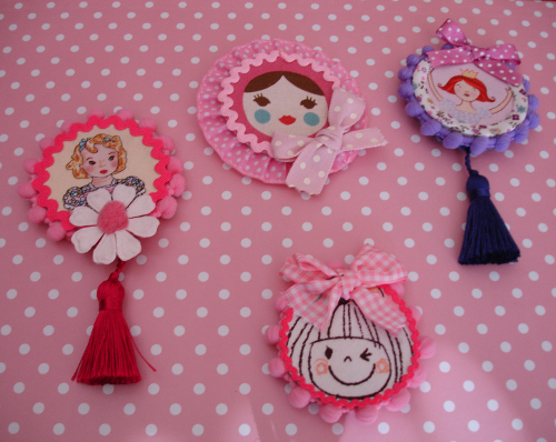 conjunto broches