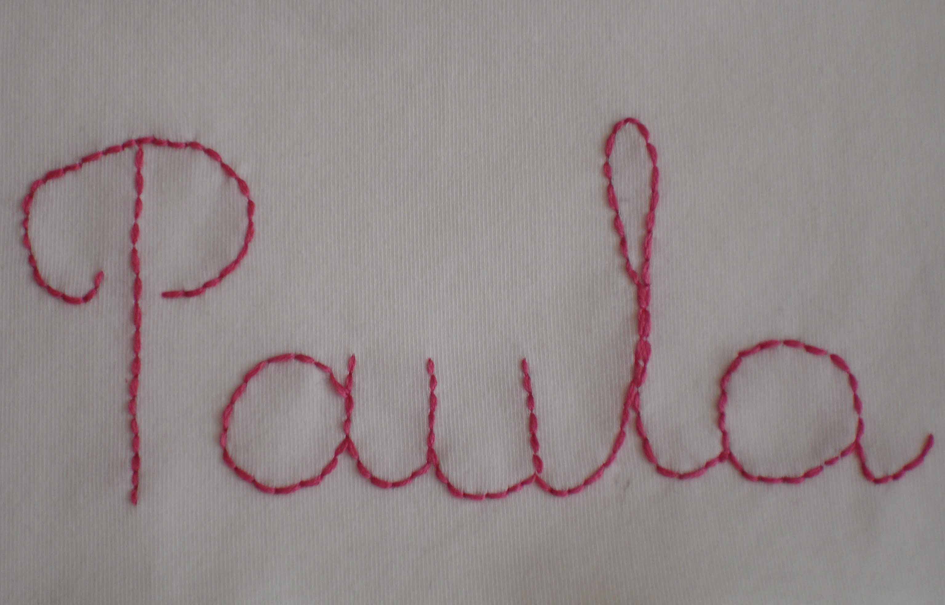 Paula bordado