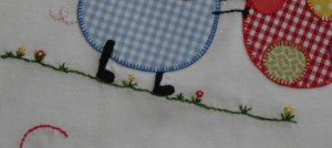 detalle hierba Camiseta de George Pig