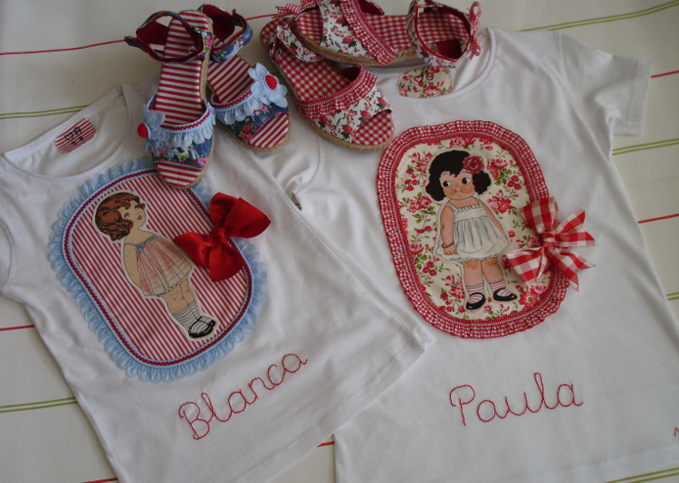 Camisetas Blanca y Paula