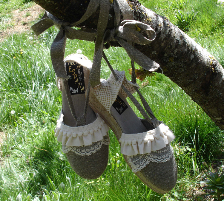 zapatillas esparto piedra