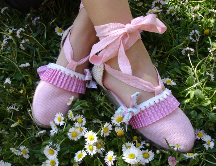 zapatillas rosas