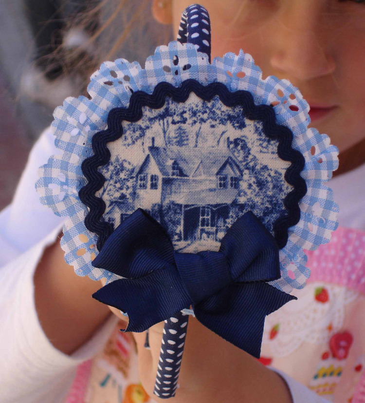 diadema casita azul
