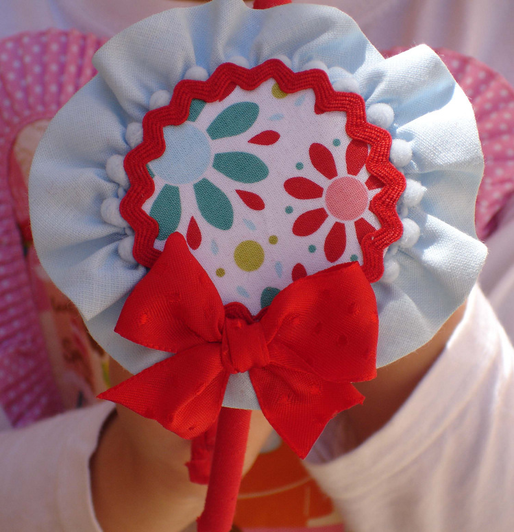 diadema tonos rojos