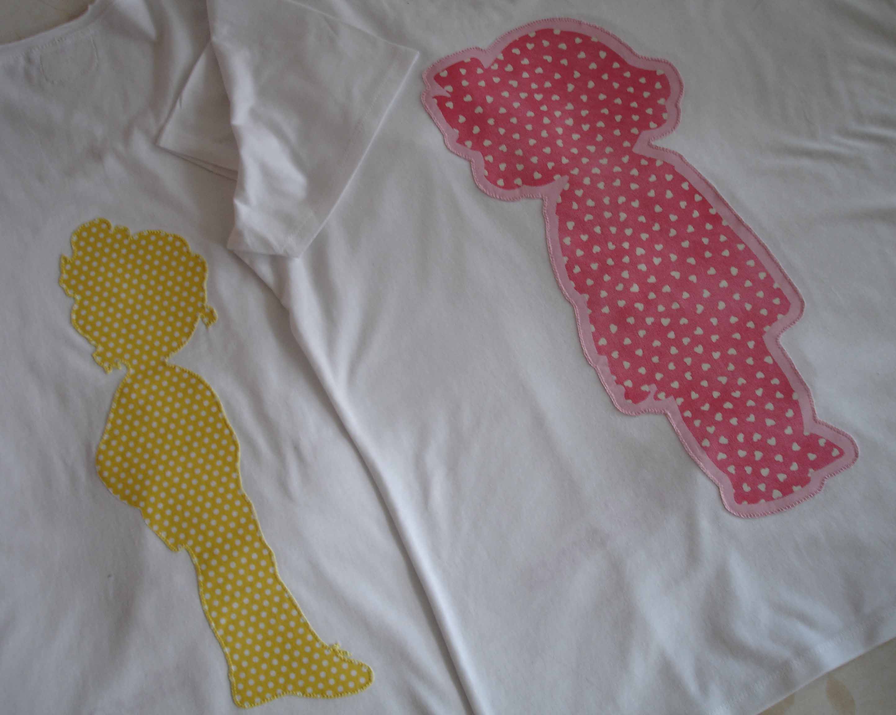 Camisetas Yaiza. Traseras