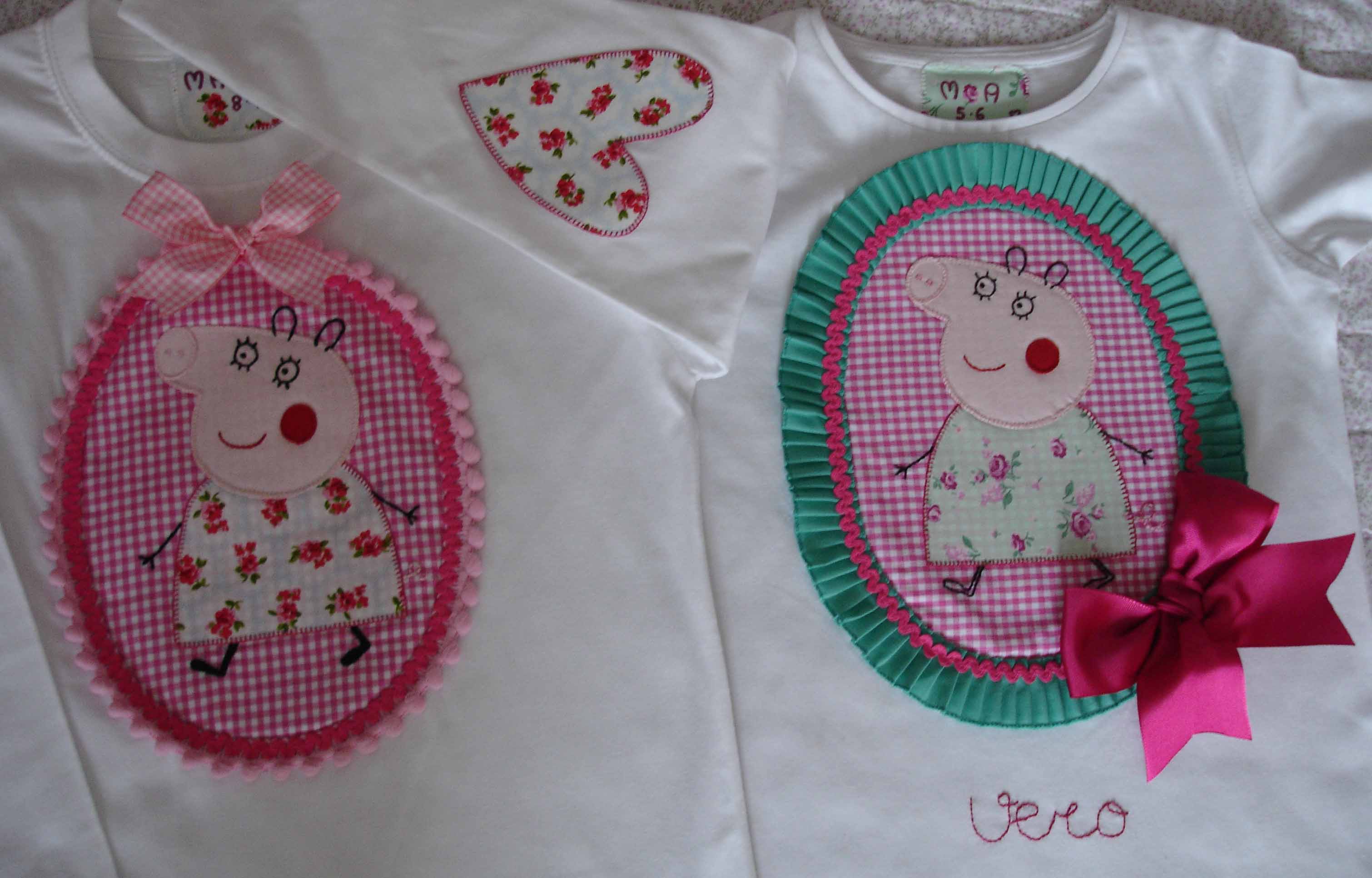 Camisetas Peppa Pig Sandra y Ana 2