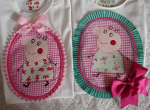 Camisetas Peppa Pig Sandra y Ana
