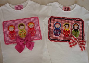 Camisetas matrioskas