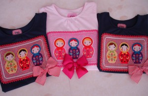 Camisetas matrioskas Medallitas 1