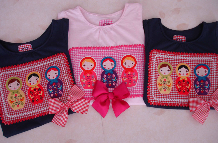 Camisetas matrioskas Medallitas 1
