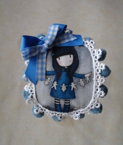 Diadema Gorjuss azul 1
