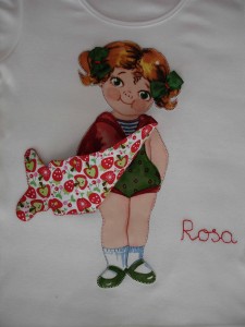 Camiseta muñequita Rosa 1