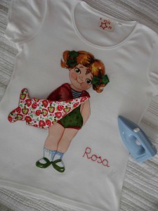 Camiseta muñequita Rosa 2