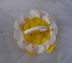 Tocado amarillo Aitana 1