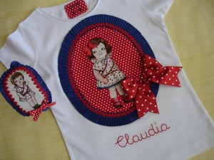 Camiseta y diademas Claudia 2