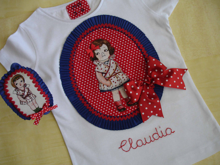 Camiseta y diademas Claudia 2