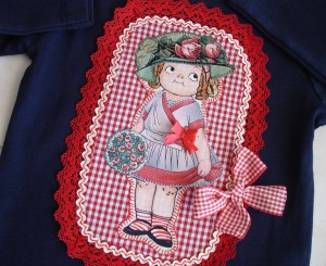 Camisetas Beatríz. Camiseta azul 1