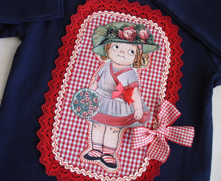 Camisetas Beatríz. Camiseta azul 1