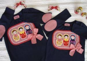 Camisetas Jana y Julia. Matrioskas