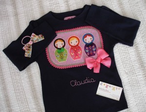 Camisetas Claudia. Marioskas