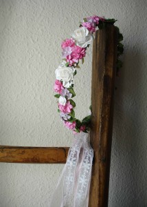 Corona Cruz rosa 11