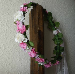 Corona Cruz rosa 8