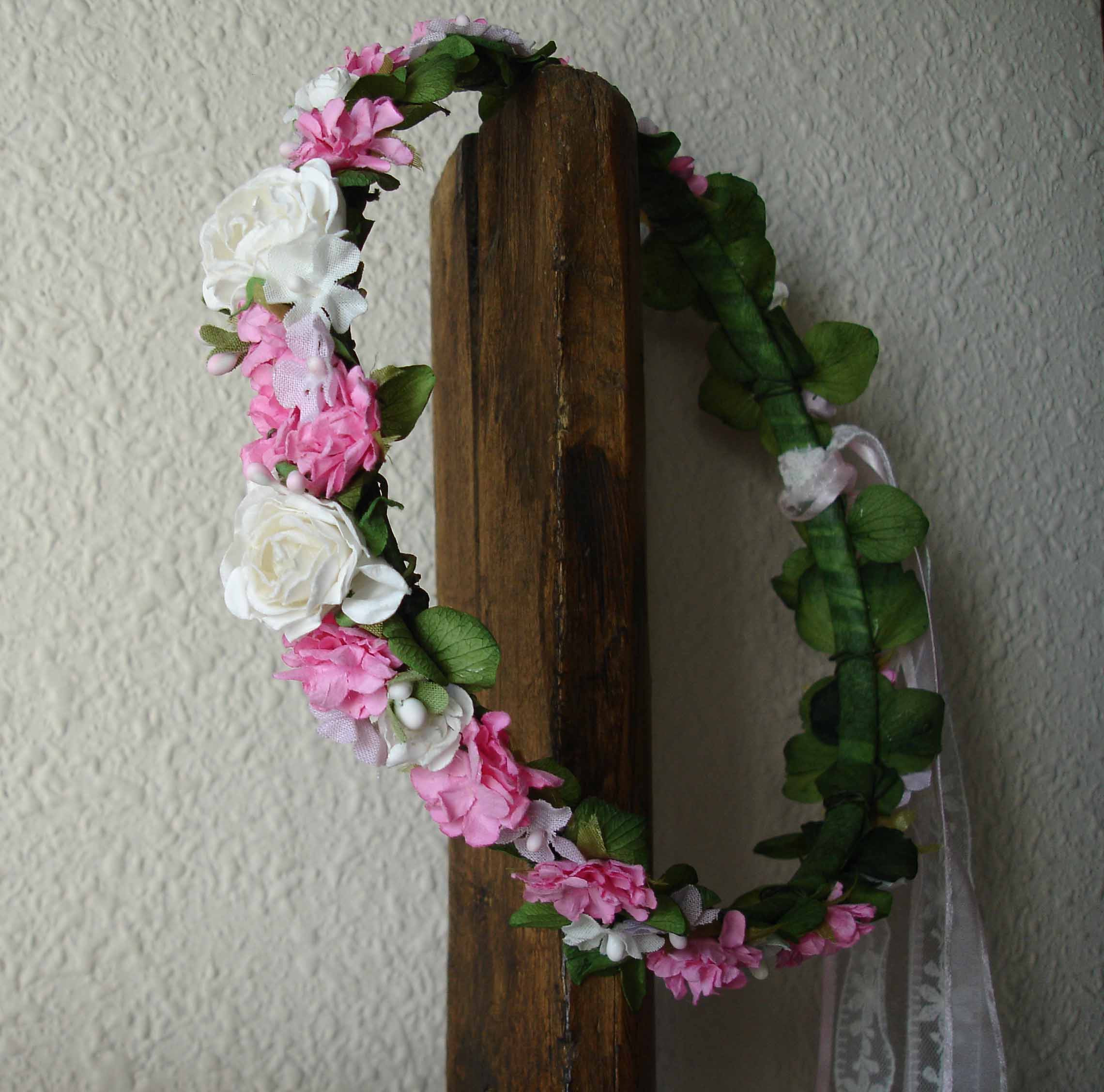 Corona Cruz rosa 8