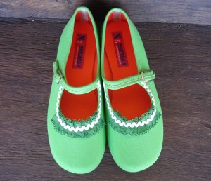 Zapatillas verdes Ana Muñoz