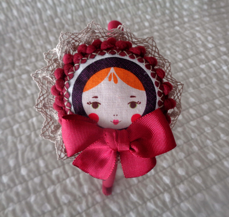 Diadema matrioska y lazos Esolito