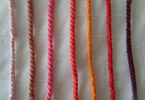 Lazos rosa, maquillaje, fucsia, coral, naranja, rojo y granate