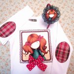 Camiseta Gorjuss en tonos naranjas