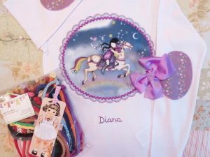 Camiseta del arco iris Diana